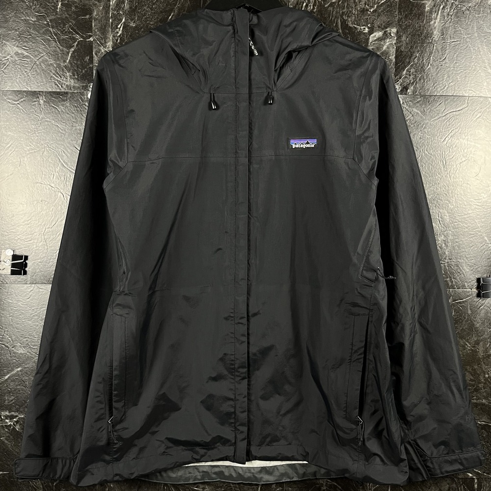 Patagonia Women's Black H2NO Torrentshell Rain Jacket Medium